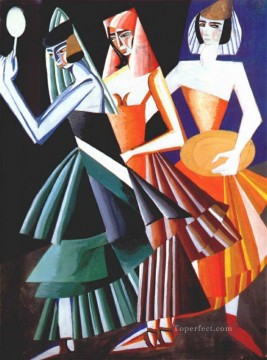 costume design for dance of the seven veils 1917 Alexandra Exter abstract Oil Paintings